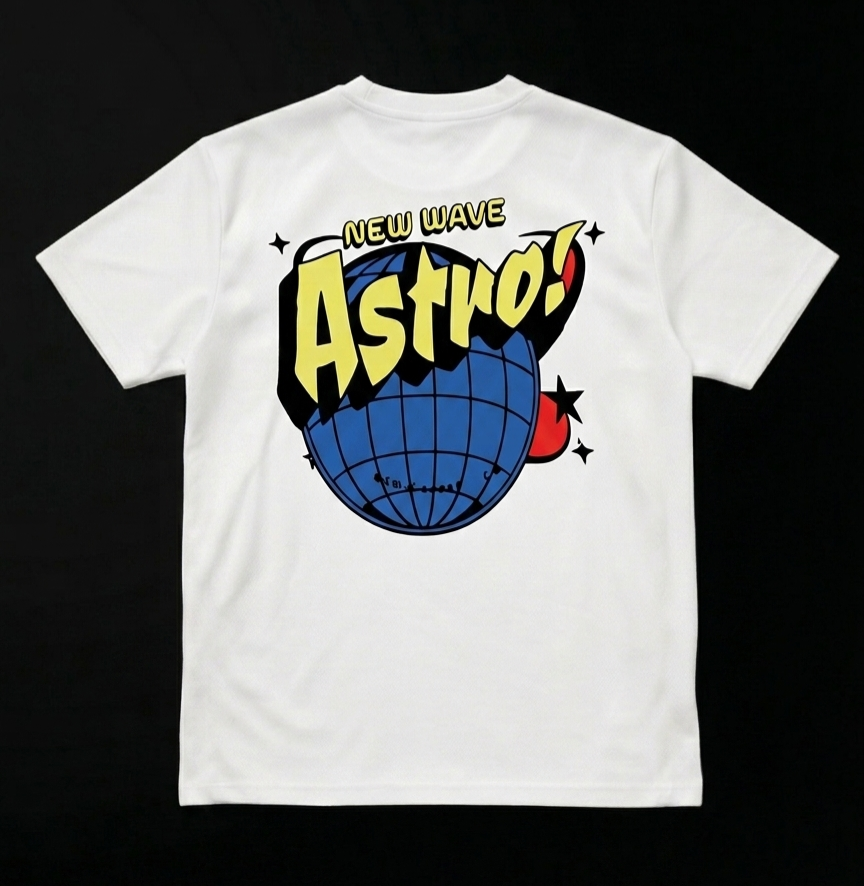 Baggy Astro Tee - White Back